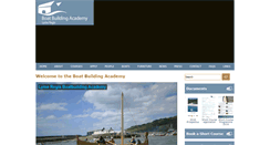 Desktop Screenshot of boatbuildingacademy.com